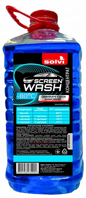 Омивач скла SOLVI Зимовий Бриз зима -80°С 4л