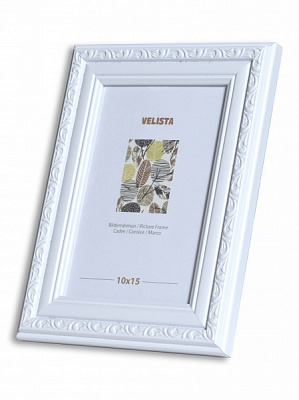 Рамка для фотографії зі склом Velista 30M-015Mv 1 фото 10x15 см білий матовий