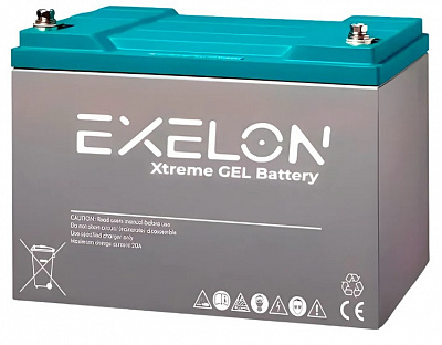 Батарея аккумуляторная для ИБП EXELON EXG100-12 GEL (12V/100Ah/1200Wh)
