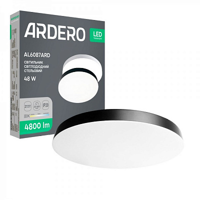 Светильник светодиодный ARDERO 48 Вт 3000/4000/6500 IP20 AL6087 48 b