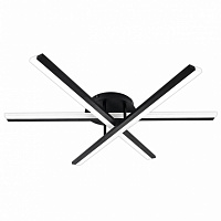 Люстра стельова Hopfen MAGI-3 BK 3x65 Вт LED-модуль чорний