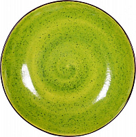 Тарелка з високим бортиком 22 см Лайм Manna Ceramics