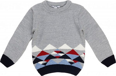 Свитер Flash р.140 серый/разноцветный 17B419-4231 