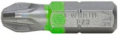 Бита WURTH PZ3 25 мм 2 шт. 0614176653