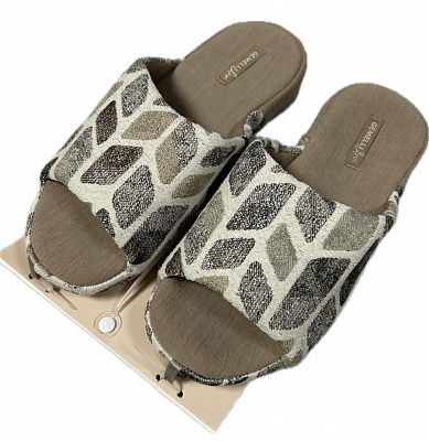 Капці домашні Gemelli Хелен р.39 бежевий