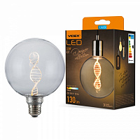 Лампа світлодіодна Videx FIL VL-DNA-G125-C G125 3,5 Вт E27 1800 К 220 В прозора 27608 