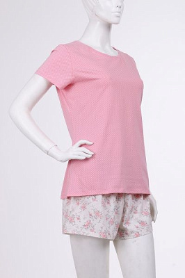 Піжама жіноча Roksana Scarlet 822/16024 р. XL рожевий із бежевим