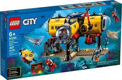Конструктор LEGO City Океан: исследовательская база 60265