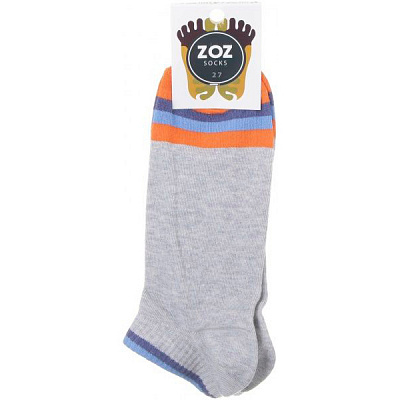 Шкарпетки чоловічі ZOZ кольоровий носок р. 27 сірий