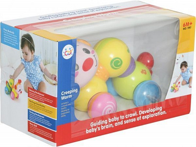 Іграшка розвивальна Shantou Хробачок на колесах G995908