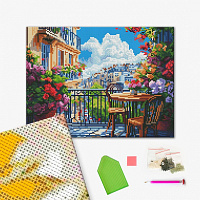Алмазна мозаїка Затишне місце 30х40 см Brushme