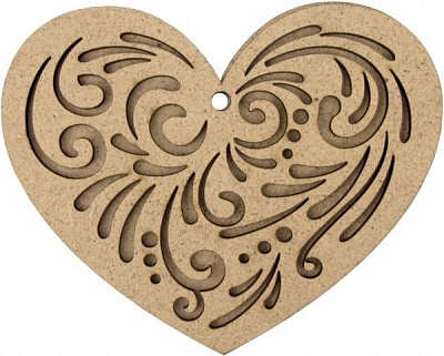 Заготовка Сердца 2 10x8 см Rosa Talent 