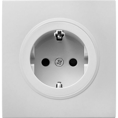 Розетка с заземлением HausMark Bela белый SNG-SCP.RD20MG1WG-WH