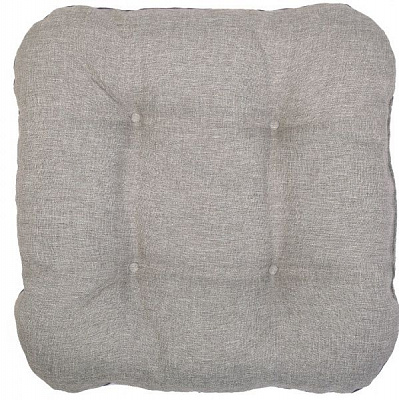 Подушка на стілець Безе 41х41х8 жаккард С13+С07 синьо-фіолетовий+сірий