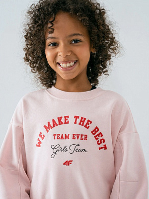 Світшот 4F J4Z21-JBLD206-56S р. 152 рожевий