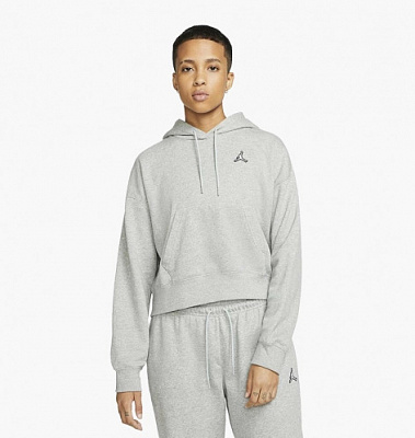 Джемпер Jordan W J ESSEN FLC HOODIE CORE DN4570-063 р. XS сірий