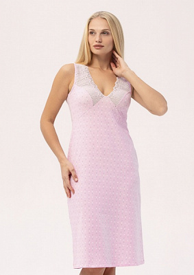 Нічна сорочка Roksana Freya №1428/16438 р.4XL рожевий