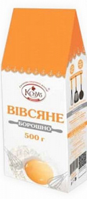 Мука ТМ Козуб Продукт овсяная 500г 4820094531510