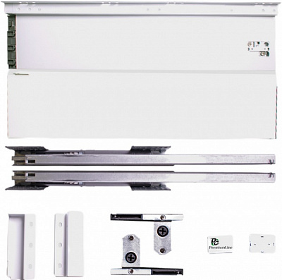 Тандембокс DC Slim 16 мм L-500 мм Н-118 мм білий