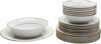 Сервиз столовый Gold Line 20 предметов на 6 персон DPL