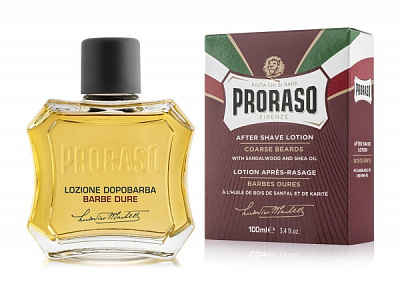 Лосьйон після гоління Proraso живильний для жорсткої щетини з маслом ши і екстрактом сандалового дерева 100 мл