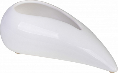 Кашпо Eterna SC 11,5x25x8 см 1308-08 фігурний білий