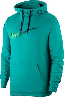 Джемпер Nike M NK DRY HOODIE PO SWOOSH CJ4268-370 р. L зелений
