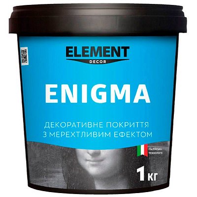 Декоративное покрытие моделирующая Element Decor Enigma 1 кг прозрачный