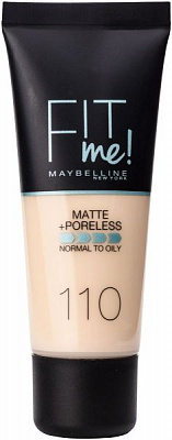 Тональный крем Maybelline New York Fit Me 110 слоновая кость 30 мл