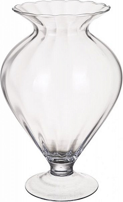 Ваза стеклянная прозрачная 40х26,5 см 17-2172 Wrzesniak Glassworks
