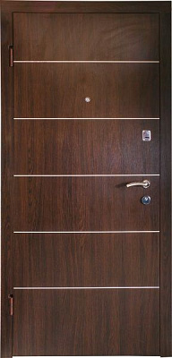 Дверь входная Новый Мир Лидер-3 ПМЛ-16 венге 2040x970мм левая