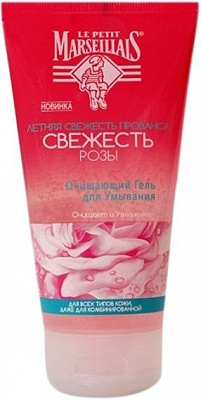 Гель для умывания Le Petit Marseillais мицеллярный очищающий Свежесть розы 150 мл