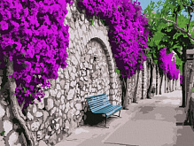 Картина по номерам Бугенвиллия в Афинах 10522-AC 40х50 см ArtCraft 