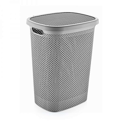 Корзина для белья Diamond 60 л 81040 серый 