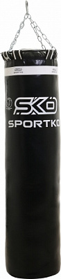 Боксерский мешок SPORTKO 100x35 см 40 кг черный