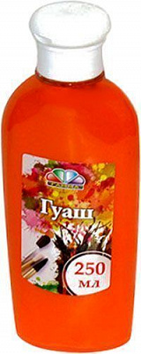 Краска гуашевая помаранчева 250 мл 341011 Гамма