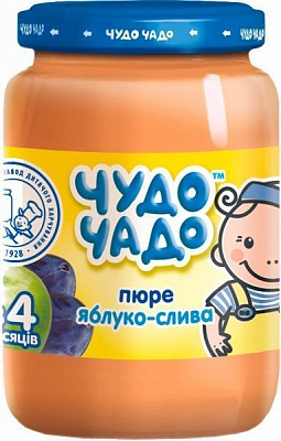 Пюре ЧУДО-ЧАДО З ЯБЛУК І СЛИВ