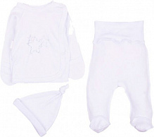 Комплект детской одежды Маленькие люди 311-110 белый р.56 