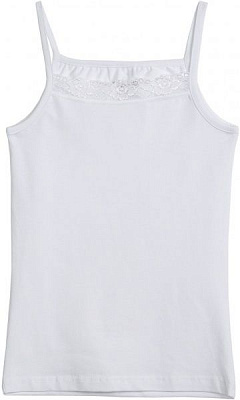 Топ KOSTA 0299-1 рост 134 8-9 белый