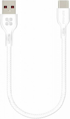 Кабель Promate USB Type-C – USB 0,25 м білий (powerbeam-25c.white)