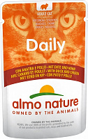 Консерва для кошек Almo Nature Daily Cat курица и утка 70 г