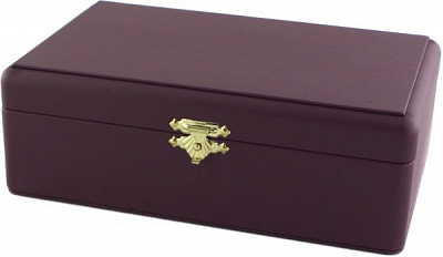 Шкатулка для украшений Геба красный/топленое молоко 178x110x60