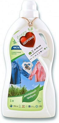 Гель для машинной и ручной стирки Green Unikleen Чистое белье 1 л