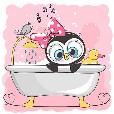 Картина по номерам Пингвинчик 15503-AC 30х30 см ArtCraft 