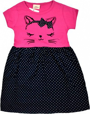 Платье Mini Citlenbir 9030 с котомр.86 темно-розовый 