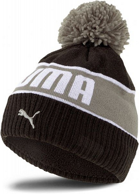 Шапка Puma POM Beanie 02283301 UNI черно-серый