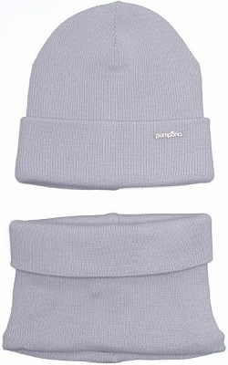 Шапочка дитяча унісекс Pompona р.54-56 світло-сірий 20 Z P 77 k