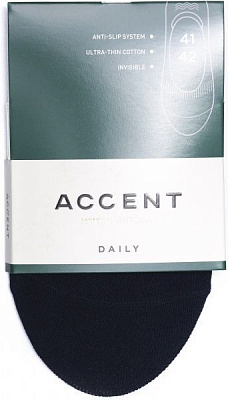 Шкарпетки чоловічі Акцент (ультракороткі) 0 0709 386 р. 27 синій