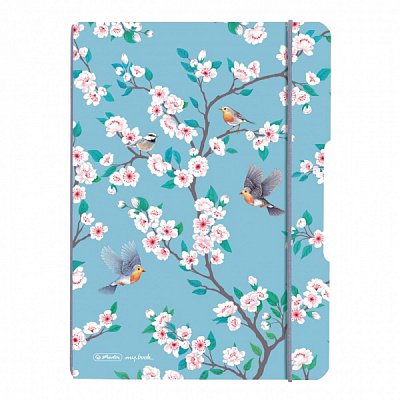 Блокнот My.Book Flex А5 40 листов клетка Ladylike Birds 50021505 Herlitz