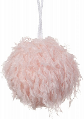 Шар новогодний Shunda пенопластиковый 80 мм розовый SDA212980PK